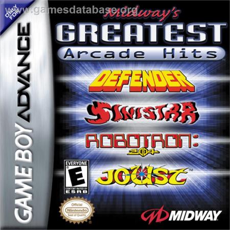 Cover Midway's Greatest Arcade Hits for Game Boy Advance
